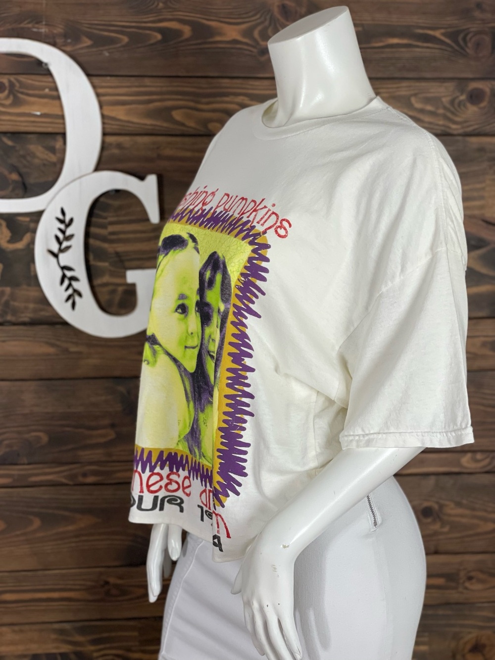 Smashing Pumpkins Siamese Dream 1994 Tour Graphic Tee Off White S/M - Picture 3 of 6